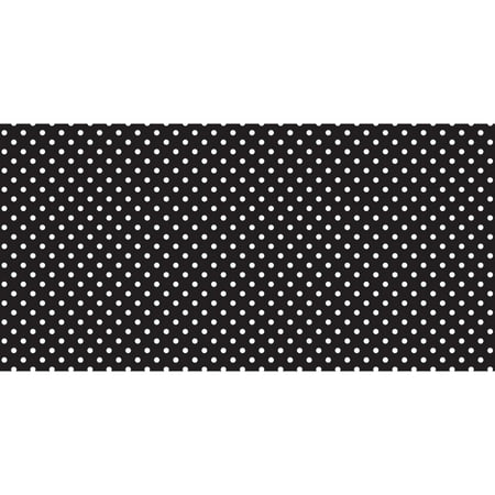 UPC: 0029444558458 | PaconÂ® FadelessÂ® Design Roll  48  x 50   Classic Dots Black/White