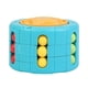 thumbnail image 1 of Cubo de frijoles giratorio, juguete rompecabezas duradero y fácil de usar para niños y adultos. azul, 1 of 9