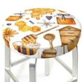 thumbnail image 3 of Haiem Honey Bee Set Cushion Round Bar Chair Seat Cover Bar Chair Cushion Covers Elastic Washable Bar Chair Cover,Protects from Scratches and Stains-12 inch, 3 of 7