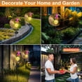 thumbnail image 4 of 32" Moon Fairy Solar Garden Lights，Garden Solar Lights Decor, Pathway Outdoor Stake Lights, Landscape Lights for Yard, 4 of 7