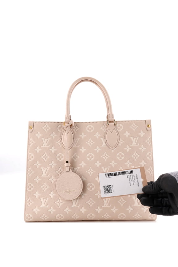 Pre-Owned OnTheGo Tote Spring in the City Monogram Empreinte Leather MM By Rebag