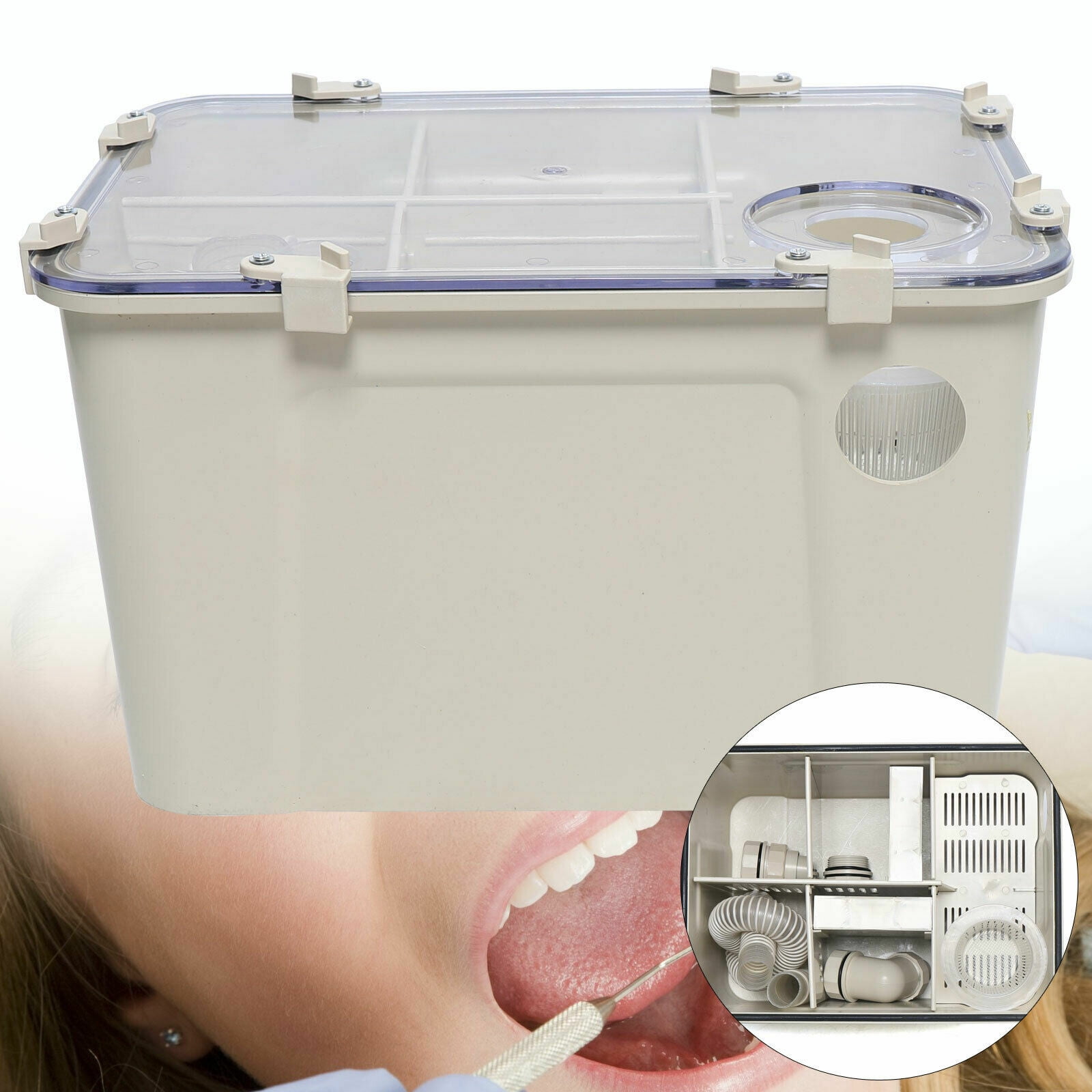Durable Dental Lab Plaster Trap Filter in Standard Size for Gypsum Separation