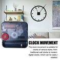 thumbnail image 3 of 12888 Quartz Wall Clock Movement Silent Jump Seconds Mechanism Clock, 3 of 9