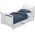 thumbnail image 3 of Delta Children Wood Sleigh Toddler Bed - Greenguard Gold Certified, White, 3 of 7