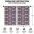 thumbnail image 2 of Blackout Kids Curtains,Multicolor Ethnic Geometric Pattern (4) Childrens Insulated Curtains Set Of 2,Bedroom Essentials,Toddler Room Decor 42x63in(106x160cm), 2 of 5