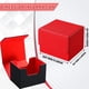 thumbnail image 2 of Cajas de cartas Weewooday de piel, tamaño grande, para más de 100 cartas, 2 of 6