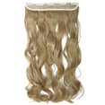 thumbnail image 3 of SAYFUT 24"-29" Curly Clip in Synthetic Hair Extensions, Style T5C-C, 3/4 Full Head One Piece 5 Clips, 3 of 5