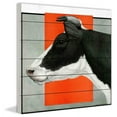 thumbnail image 5 of Marmont Hill "Journal Cow BW" Painting Print on White Wood, 5 of 7