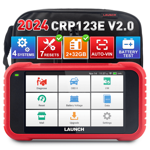 LAUNCH Automotive Diagnostic Tool with Code Reader Red