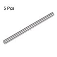 thumbnail image 3 of Uxcell 5 Packs 6.9mm x 100mm High Speed Steel (HSS) Round Rod Lathe Bar Stock DIY Tool, 3 of 5