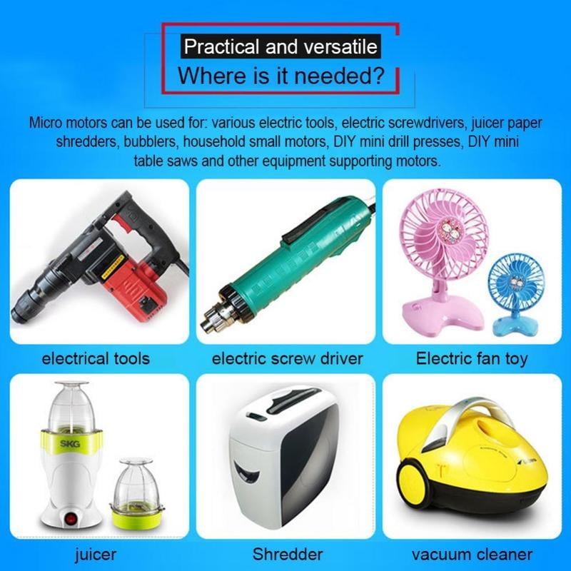Rs550 DC Motor 10. 8v-25v high speed Rs 550 electric tools micro motor for electric drill driver cordless screwdriver accessory