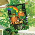 thumbnail image 4 of Briarwood Lane Irish Gnomes St. Patrick's Day House Flag, 4 of 4