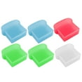 thumbnail image 1 of UPOUART 6Pcs Plastic Sandwich Container Fridge Safe Assorted Color For School, 1 of 8