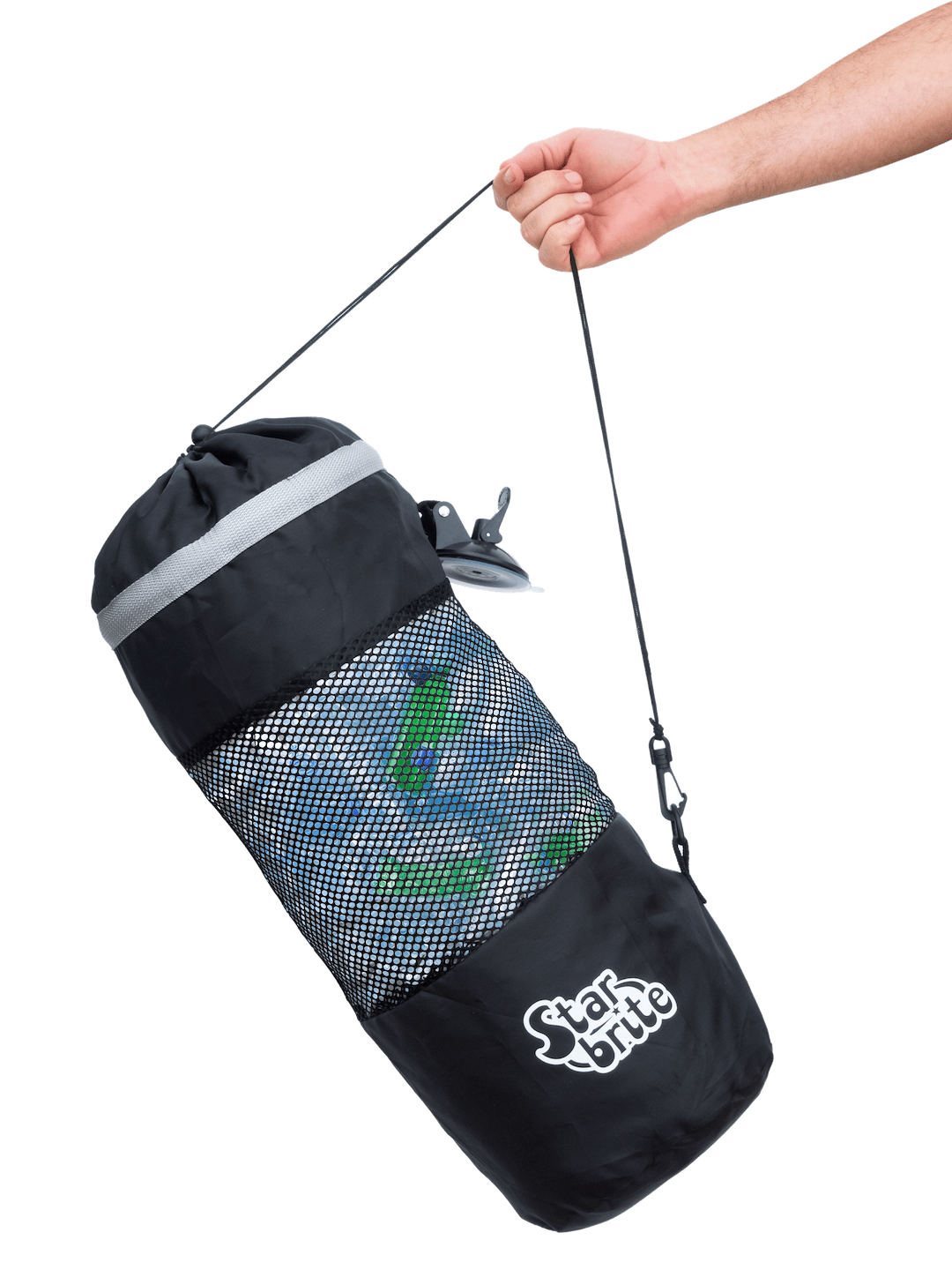 STAR BRITE Boat Trash Bag with Locking Suction Cup & Litter Guard Cinch – Ideal for Boats, RVs, Golf Carts, and Outdoor Adventures. (52074)