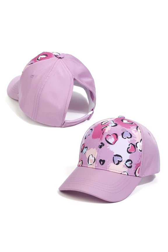 Family Matching Ponytail Baseball Hats Mother Daughter Baseball Cap Ponytail Bun Back Bundle