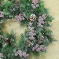 thumbnail image 5 of 12-Pack Frosted Holly Berry Stems - Snowy Red Christmas Craft Picks for Wreaths, 5 of 5