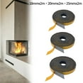 thumbnail image 3 of Black Flat Stove Rope Self Adhesive Glass Seal Stove Fire Rope, 3 of 9