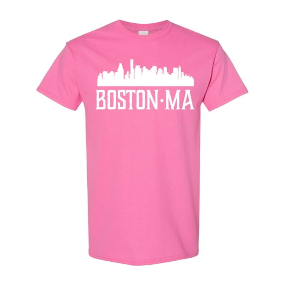 Inktastic Boston Massachussetts Skyline T-Shirt