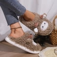 thumbnail image 4 of Pantufla Zapatillas de oveja de felpa Zapatillas de animales de dibujos animados lindas para el hogar interior (Caqui 36/37) DQrwqpou Tenis De Mujer Tenis De Hombre, 4 of 6