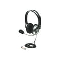 thumbnail image 2 of Manhattan Classic Stereo Headset with Flexible Metal Boom Microphone - Black - 175555, 2 of 4
