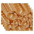 thumbnail image 4 of E by Design Flipping for Fall Pumpkins-A-Plenty Placemat - Set of 4, 4 of 5