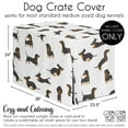 thumbnail image 5 of Sweet Jojo Designs Dachshund Cartoon Puppy Boy, Girl, Unisex/Gender Neutral Dog Crate Kennel Cover 36in., 5 of 6