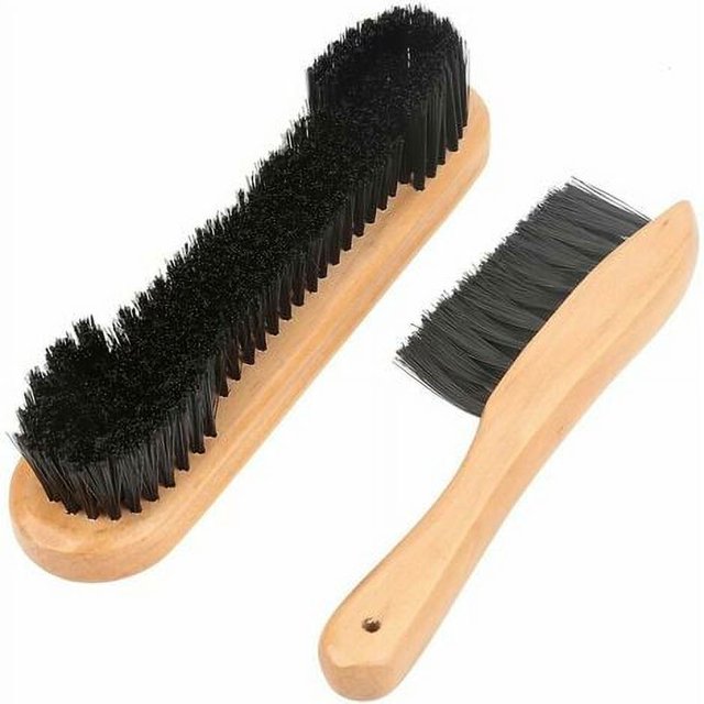 Tant pcs Pool Table Brush Wooden Handle Pool Table and Rail Brush Cleaning Set Tool Accessories Pool Table Brush Billiard Maintenance 2pcs Pool Table Brush Wooden Handle Pool Table and Rail Brush Cle