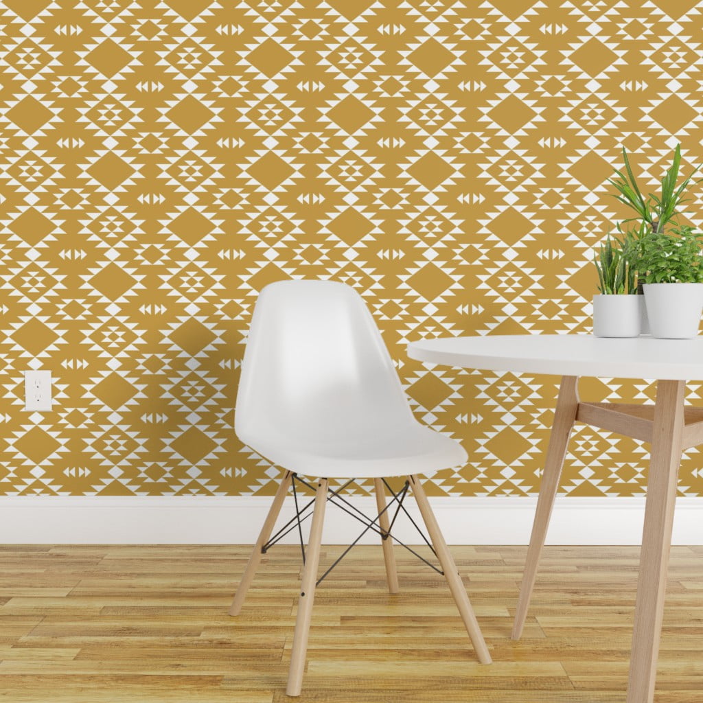 Peel-and-Stick Removable Wallpaper Southwestern Tribal Bohemian Aztec