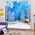 thumbnail image 1 of 2 piezas tratamientos de ventana, accesorios , moderno, impreso, árbol de Navidad, duradero 10 Macarena Cortina de Navidad, 1 of 6