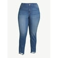 thumbnail image 6 of Sofia Jeans by Sofia Vergara Plus Size Rosa Curvy Ripped Hem High-Waist Ankle Jeans, 6 of 6