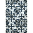 thumbnail image 6 of SAFAVIEH Easy Care Jace Geometric Area Rug, Navy/Ivory, 6' x 6' Round, 6 of 10