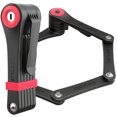 thumbnail image 1 of FoldyLock Clipster Folding Bike Lock - Award Winning Wearable Compact Bicycle Lock - Ultra Sleek Lightweight Smart Bike Security Accessory with Key Set for Bikes E Bikes and Scooters - 75 cm, 1 of 1