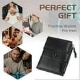 thumbnail image 5 of Men Wallet with Zipper PU leather Bifold Purse for Mens ID Window Pocket, 5 of 5