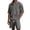 A-Grey454, variant on JAJAHO Mens Short Set Summer 2 Piece Outfits Waffle Short Sleeve Quarter Zip Collared Loose Fit T Shirt Comfortable Drawstring Shorts Jogging Suit Stylish Outfit