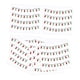 thumbnail image 5 of Pegatinas decorativas de luces navideñas de PVC para decoración navideña, suministros de bricolaje, accesorios de fotografía, calcomanías para cocina, 8 piezas, 5 of 8