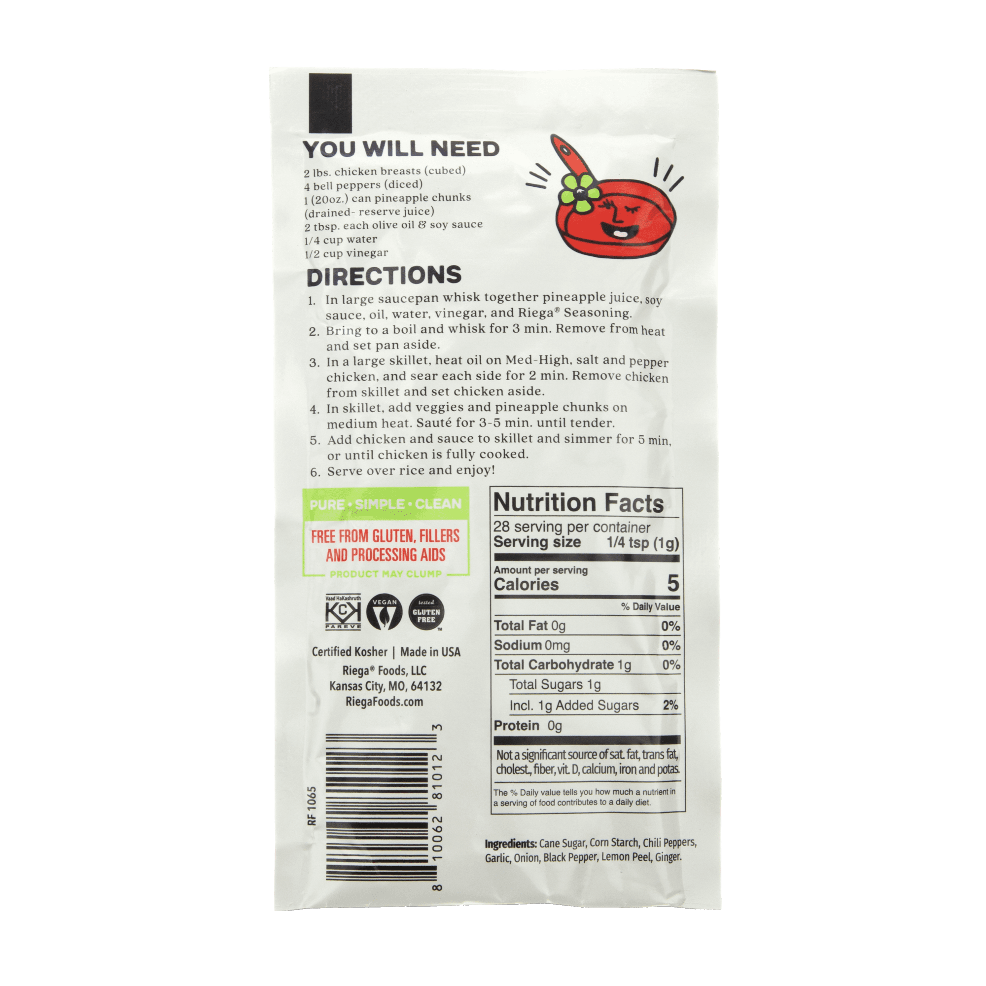 Hawaiian Chicken Skillet Seasoning - Pack of 8