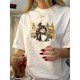 thumbnail image 1 of Women's Vintage-Inspired Christmas Tree Graphic Tee - Casual Crew Neck, Short Sleeve, Polyester Blend, Machine Washable, Non-Sheer - Perfect for Summer, 1 of 6