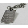 thumbnail image 2 of LIVE LIFE QUOTE POEM SOLID STAINLESS STEEL MOTIVATIONAL DOG TAG, 2 of 4