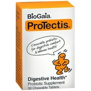 BioGaia ProTectis Digestive Health Chewable Tablets, 30 Count