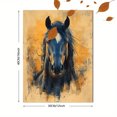 thumbnail image 3 of Qisvanset 12x16 Inch With Frame 2D Flat Wall Art Elegant Watercolor Horse Rustic Farmhouse Home Decor, 3 of 8