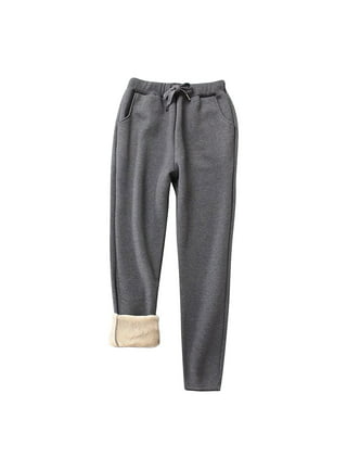 MEME Basic Fleece Pants Heather Grey Women Trousers