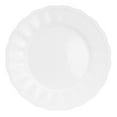 thumbnail image 2 of Hometrends Ultra Durable 4 Piece 10.5 Inch Fine Ceramic Embossed Dinner Plate Set in White, 2 of 4