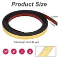 thumbnail image 2 of 5ms PVC Plastic Edge Banding Adhesive Veneer Edge Trim for Table Cabinet Furniture Decorative Trim golden 11x0.7mm, 2 of 6