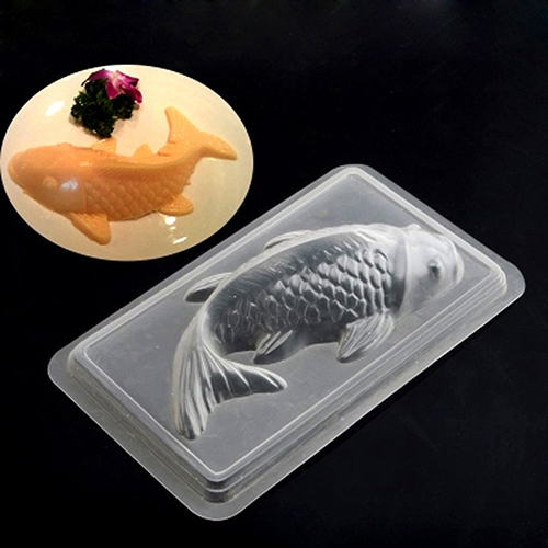 Walbest Home Kitchen Tool DIY 3D Koi Fish Cake Chocolate Rice Mould