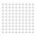 thumbnail image 2 of Blank Cattle Ear Tags, 100 Pcs BLivestock Ear Tags Square Livestock Animal Identification Cattle Earring Marker For Pigs, 2 of 8