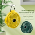 thumbnail image 2 of Maytalsory Ventilateur de Refroidissement ABS 2 en 1 3 Vitesses Réglables Remplacement Charge USB Rechargeable Fonctionnement Silencieux Moteur Sans Balais Refroidisseur Jaune, 2 of 6