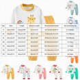 thumbnail image 5 of NOLDARES Girls Pajamas Long Sleeve 2 Piece Nightwear Set with Printed Kids Sleepwear PJs Loungewear(S311-Pink), 5 of 8