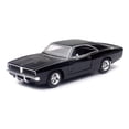 thumbnail image 3 of New Ray 1969 Dodge Charger R/T Colección de coches musculares negros 1/25 Coche modelo fundido a presión, 3 of 3