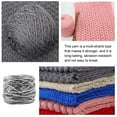 thumbnail image 5 of Knitting Yarn Ball Multi-strand Soft Yarns Scarf Cardigan Hand-knitted Thread Woven Supplies, Light Heather Grey, 5 of 10