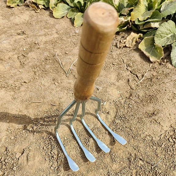 MLINS 2Pcs Handheld Rake Cultivator Beach Clamming Rake Reusable Beach Claw Beach Clam Digging Tool